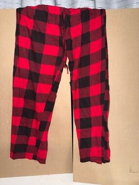 Just Love Red and Black Buffalo Plaid Pajama Pants